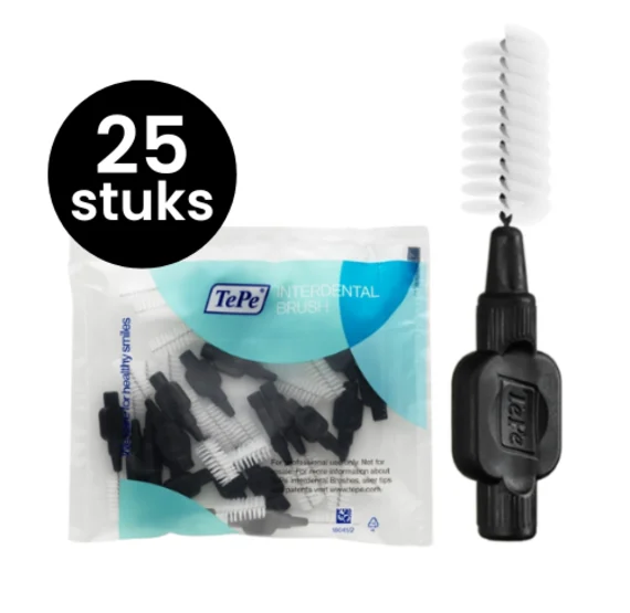 TePe Interdentale Ragers Original 1,5 mm Zwart – 25 stuks