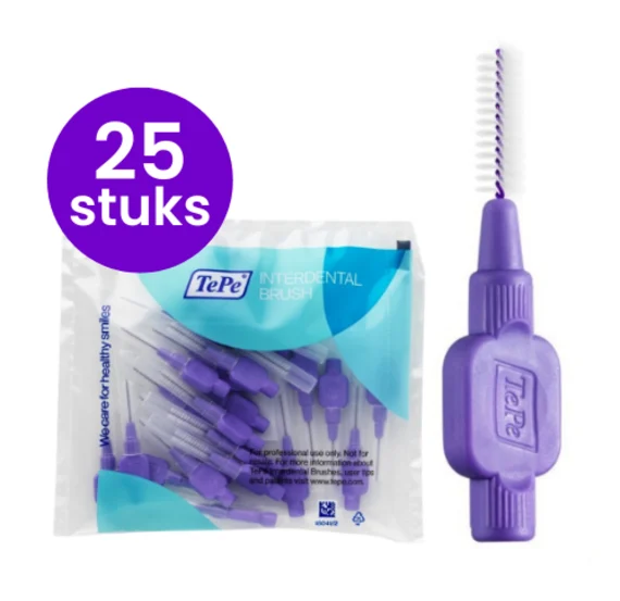 TePe Interdentale Ragers Original 1,1 mm Paars – 25 stuks