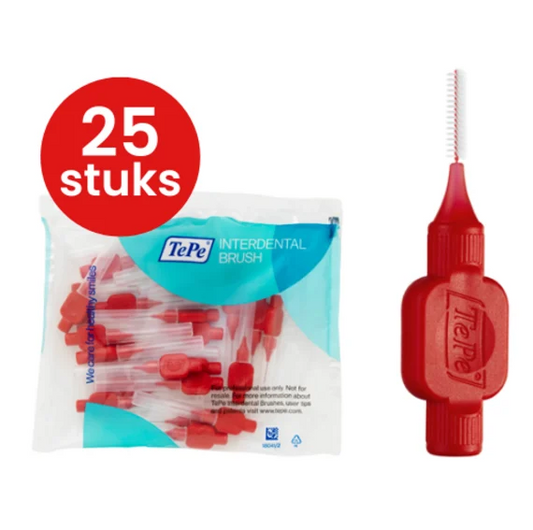 TePe Interdentale Ragers Original 0,5 mm Rood – 25 stuks