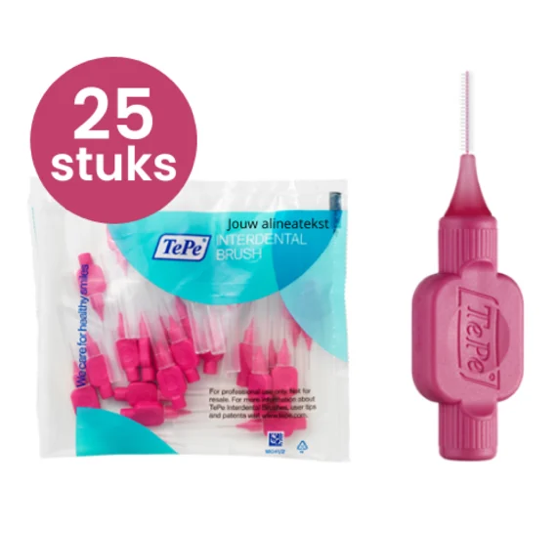 TePe Interdentale Ragers Original 0,4 mm Roze – 25 stuks